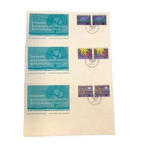 👠 First Day Issue Christmas Jesous Ahatonhia 1977